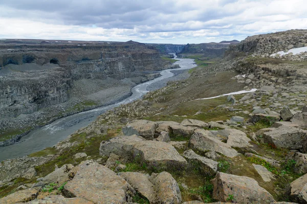 Jokulsa een Fjollum rivier, IJsland — Stockfoto