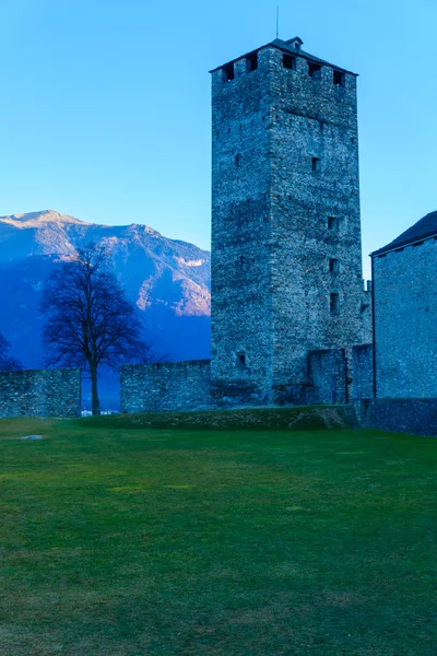 Castelgrande castle, in Bellinzona — Stock Photo, Image