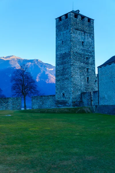 Castelgrande 城、ベリンツォーナ — ストック写真