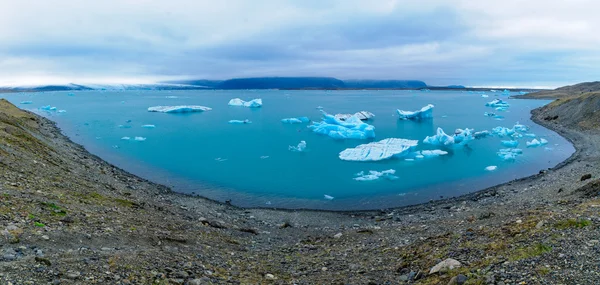 Λίμνη παγετώνα Jokulsarlon — Φωτογραφία Αρχείου