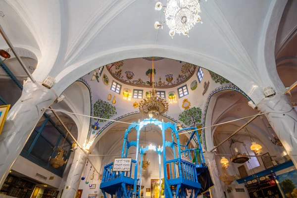 De synagoge van de Abuhav, in de Joodse wijk, Safed (Tzfat) — Stockfoto