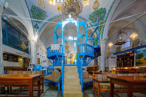 A Sinagoga de Abuhav, no bairro judeu, Safed (Tzfat ) — Fotografia de Stock