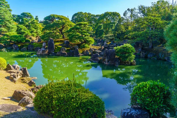 Vista Jardín Castillo Nijo Kyoto Japón —  Fotos de Stock