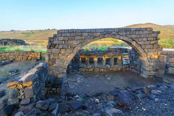 Vista Antiguo Mikveh Parque Nacional Chorazin Korazim Norte Israel Mikveh — Foto de Stock