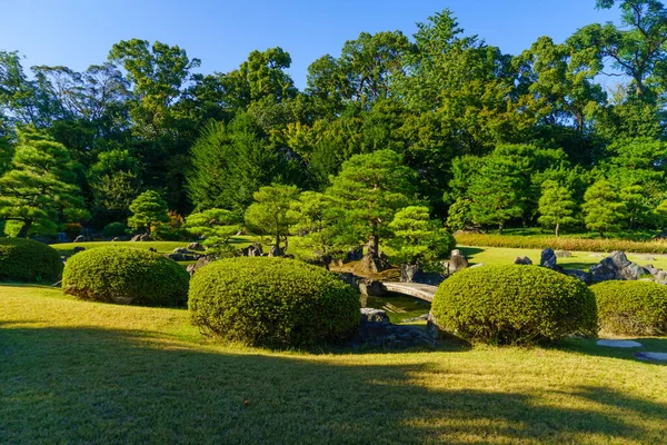 Vista Jardín Castillo Nijo Kyoto Japón — Foto de Stock