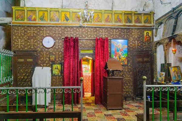 Jerusalem Israel May 2021 View Chapel Four Beasts Coptic Ethiopian — Stock Photo, Image