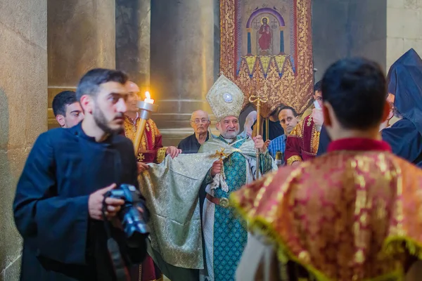 Jerusalem Israel Maj 2021 Den Armeniska Patriarken Jerusalems Parti Påsk — Stockfoto