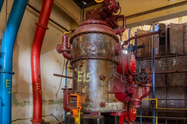 Tel Aviv Israël Juin 2021 Vue Anciennes Turbines Machines Dans — Photo