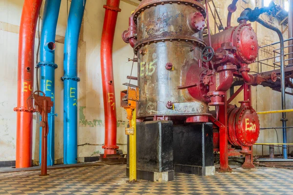 Tel Aviv Israël Juin 2021 Vue Anciennes Turbines Machines Dans — Photo