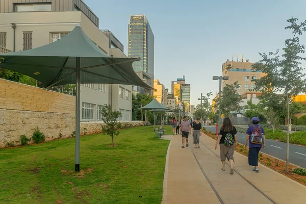 Tel Aviv Israel June 2021 Scene Park Hamesila Urban Park — Stock Photo, Image