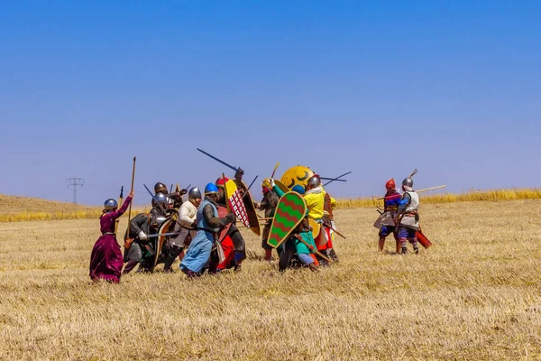 Lavi Israël Juli 2021 Heruitvoering Van Slag Bij Hattin 1187 — Stockfoto