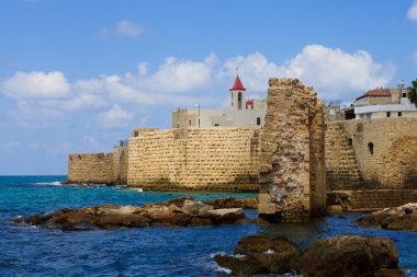 Deniz kenarındaki sete ve st. john baptist Kilisesi