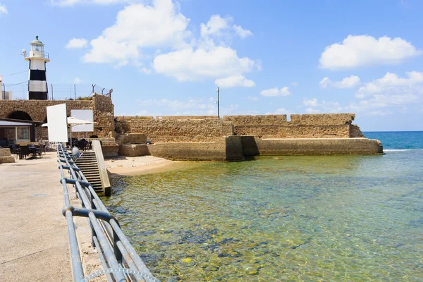 Acre vuurtoren — Stockfoto