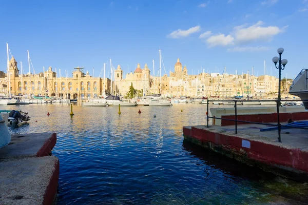 Senglea Limanı — Stok fotoğraf