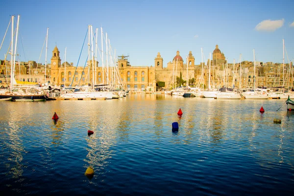 Senglea harbor — Stockfoto