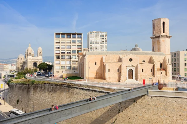 Ponte pedonale Fort St-Jean — Foto Stock