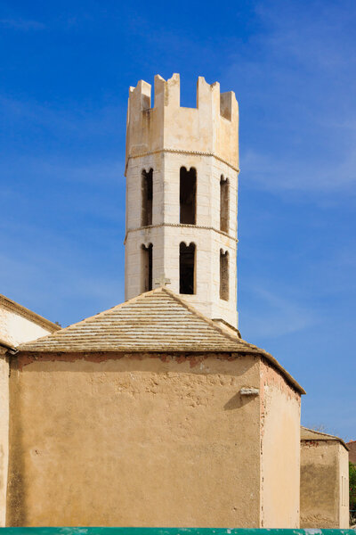 The Saint-Dominique church, in Bonifacio, Corsica, France