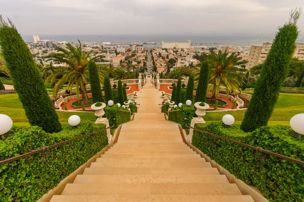 Giardini Bahai, Haifa — Foto Stock