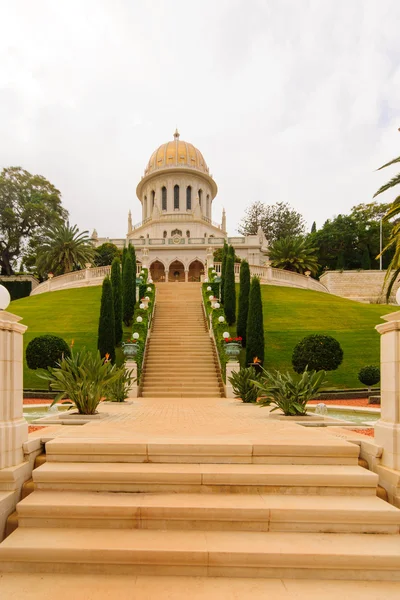 Bahai trädgårdar, Haifa — Stockfoto