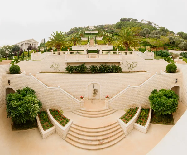 Bahai gardens Haifa — Zdjęcie stockowe
