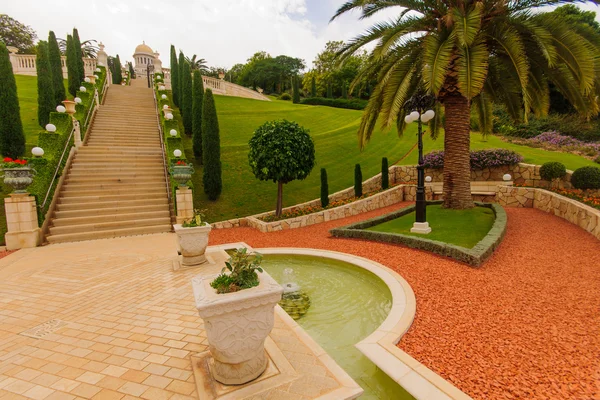 Bahai gardens Haifa — Zdjęcie stockowe