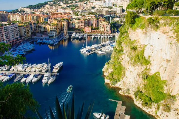 Porto de Fontvieille — Fotografia de Stock