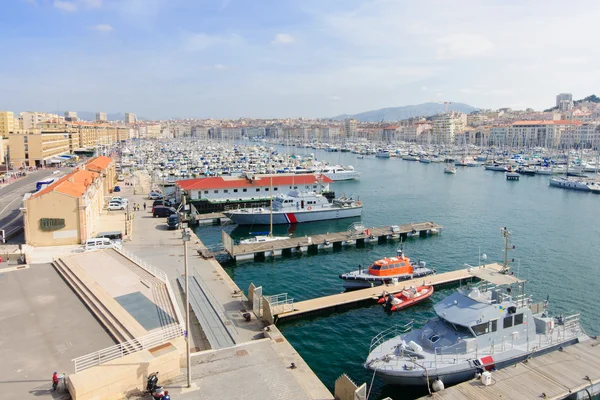 Marseilles Vieux havn – stockfoto