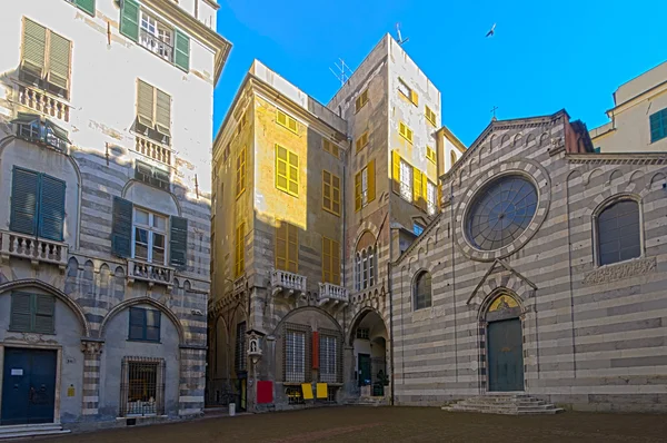 Piazza San Matteo, Genoa — Stock Photo, Image