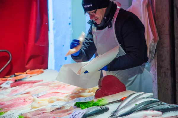 Fish market, Venice — Stock Photo, Image