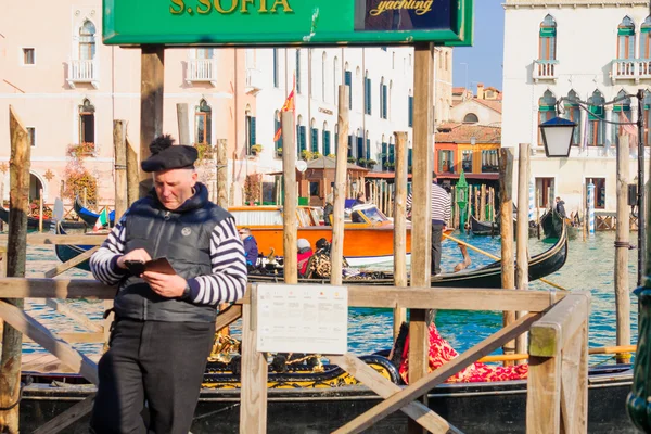 Gondeln, Venedig — Stockfoto