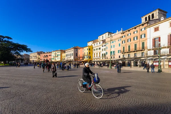 Piazza behån, Verona — Stockfoto