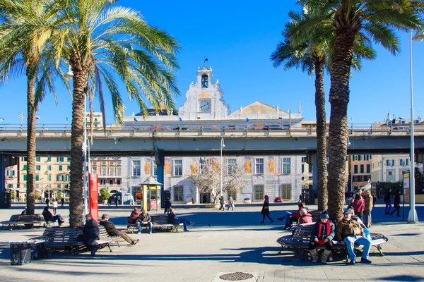 Oude haven, Genua — Stockfoto