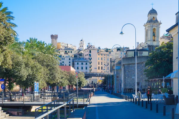 Stary port, Genua — Zdjęcie stockowe