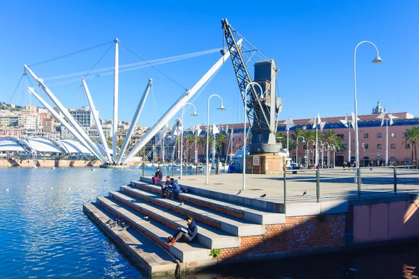 Gamla hamn, Genua — Stockfoto