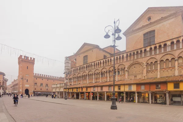 Piazza Trento e Trieste, Ferrara — Stockfoto