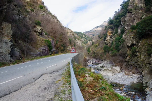 Paisagem francesa perto de tende — Fotografia de Stock