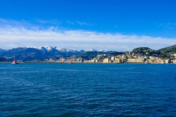 Genua från havet — Stockfoto