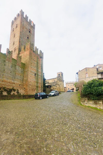 Rocca Viscontea og Castell 'Arquato - Stock-foto