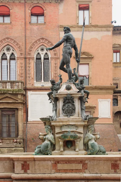 Fontänen Neptunus, Bologna — Stockfoto