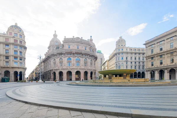 Piazza de Ferrari, Genova — Foto Stock