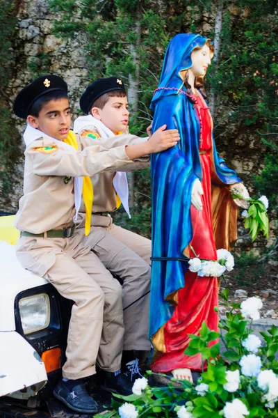 Nossa Senhora do Monte Carmelo desfile, Haifa — Fotografia de Stock