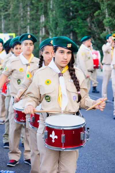 Průvod Panny Marie z hory Karmel, Haifa — Stock fotografie