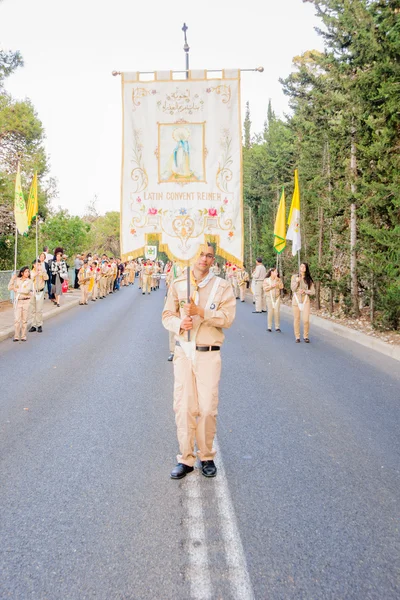 Our Lady of Mount Carmel parade, Haifa — Stock Photo, Image