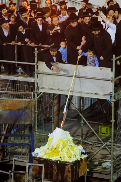 Lag BaOmer on Mount Meron 2015 — Stock Photo, Image