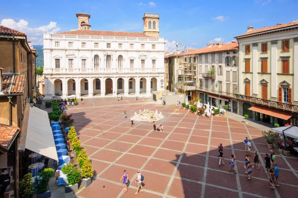 Piazza Vecchia Bergamo — Stok fotoğraf