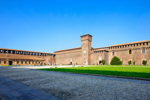 Zamek Sforza w Mediolanie — Zdjęcie stockowe