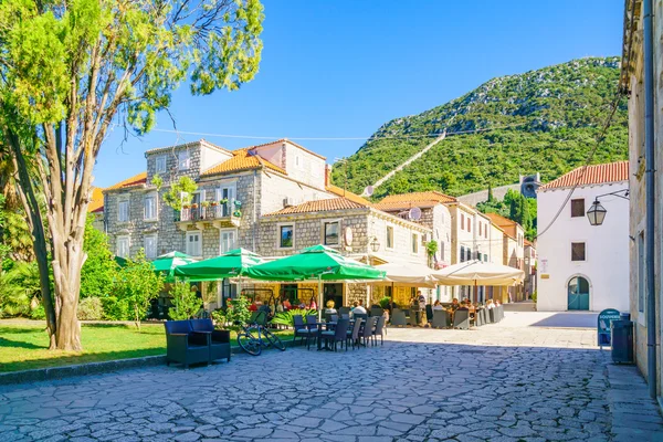 Straatscène, Ston — Stockfoto