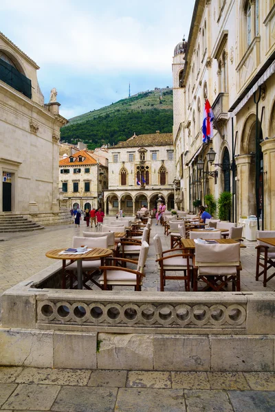Cena do café, Dubrovnik — Fotografia de Stock