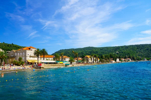 Pantai Lopud dan Port — Stok Foto