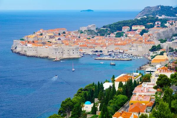 Dubrovnik från ovan — Stockfoto